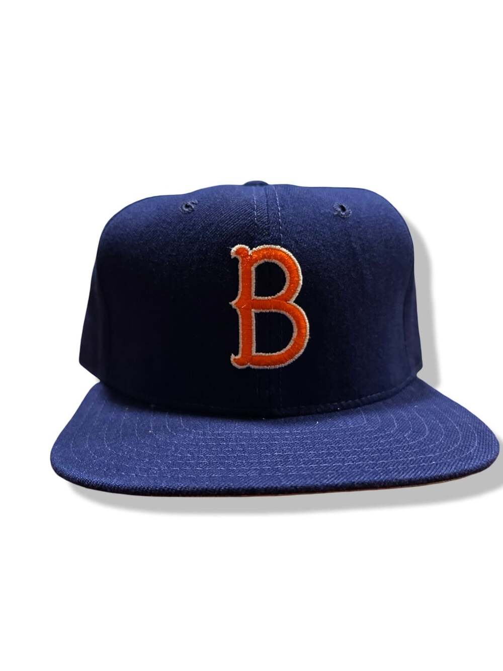 New Era Pro Model Dupont Visor Hat Size Medium-Large Blue Orange